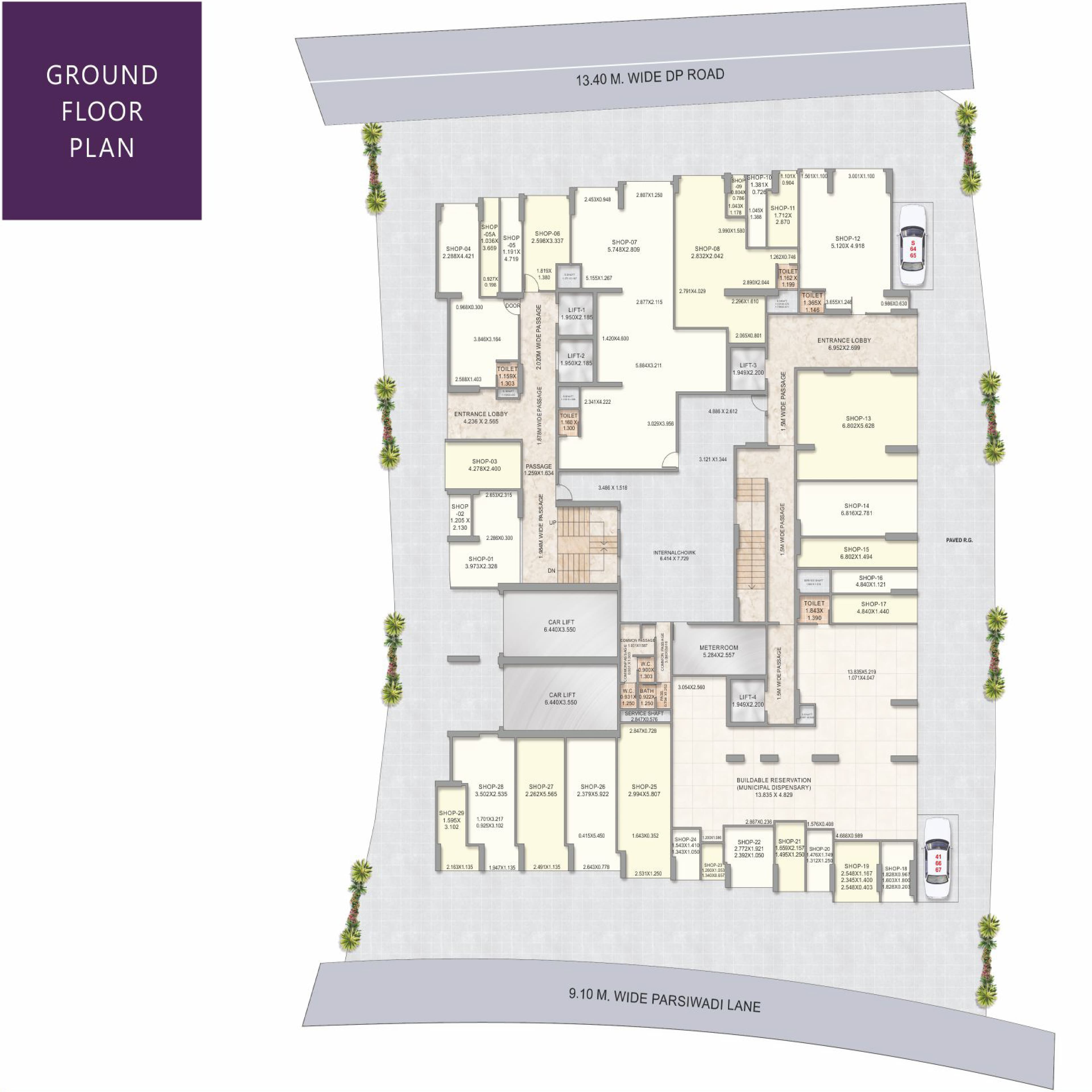 Arihant Heights floor plan 1
