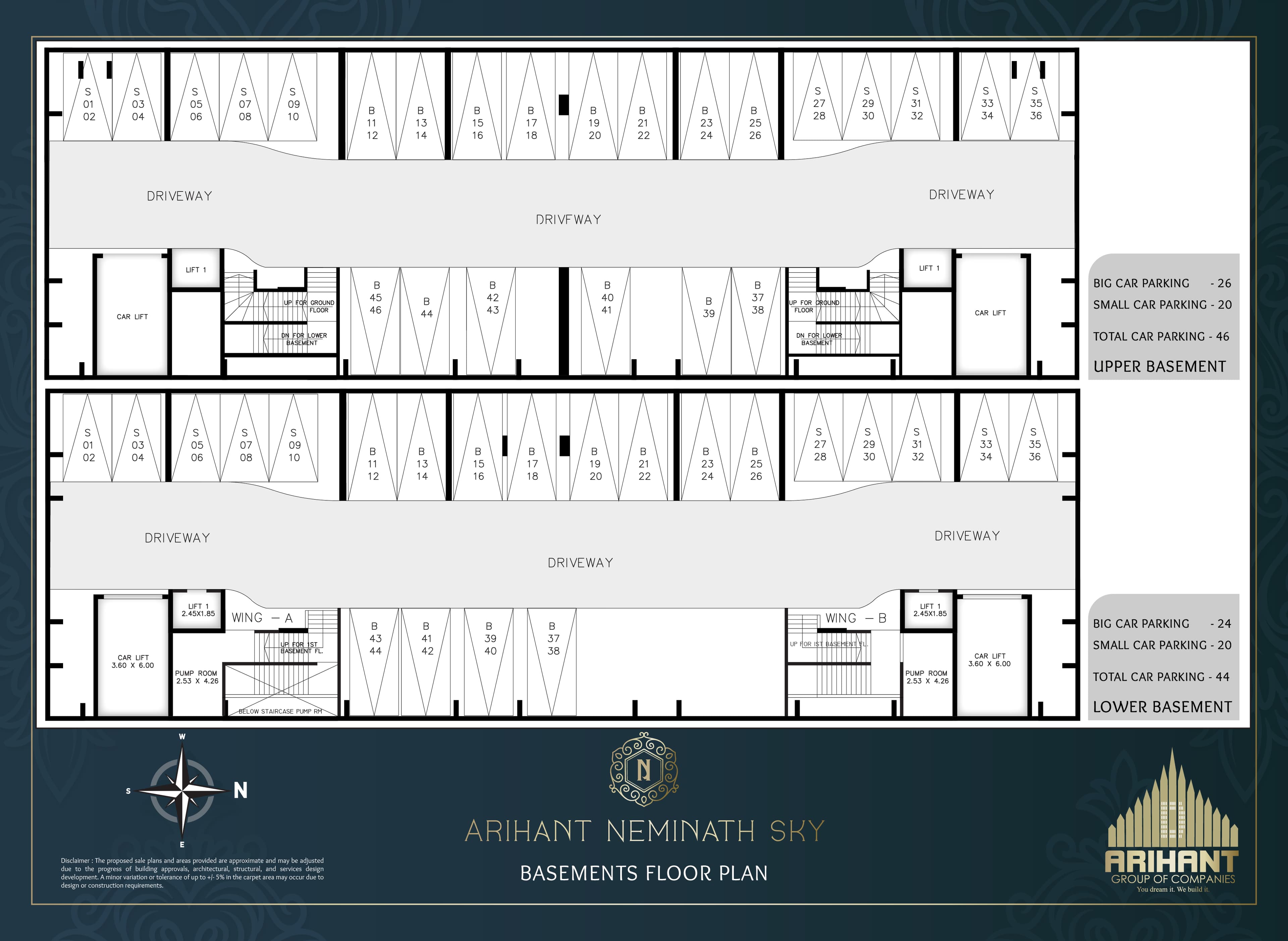 Arihant Neminath Sky floor plan 2